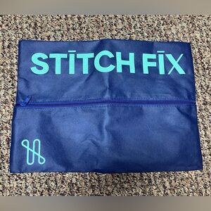 Stitch Fix Blue Shoe Garment Bag